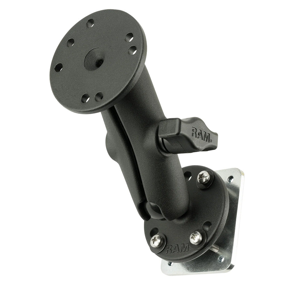 RAM Mount Double Ball Mount w/Backing Plate [RAM-B-101U-225B2]