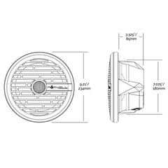 Roswell R1 8 Marine Speakers - White - 100W RMS  200W Peak Power [C920-1610]