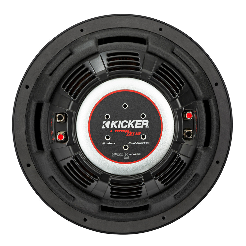 KICKER CompRT 12" Ultra Thin Subwoofer - 2-Ohm [48CWRT122]