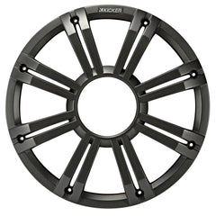 KICKER KMG12 12" Grille f/KM12  KMF12 Subwoofers - Charcoal, LED Lighting [45KMG12C]