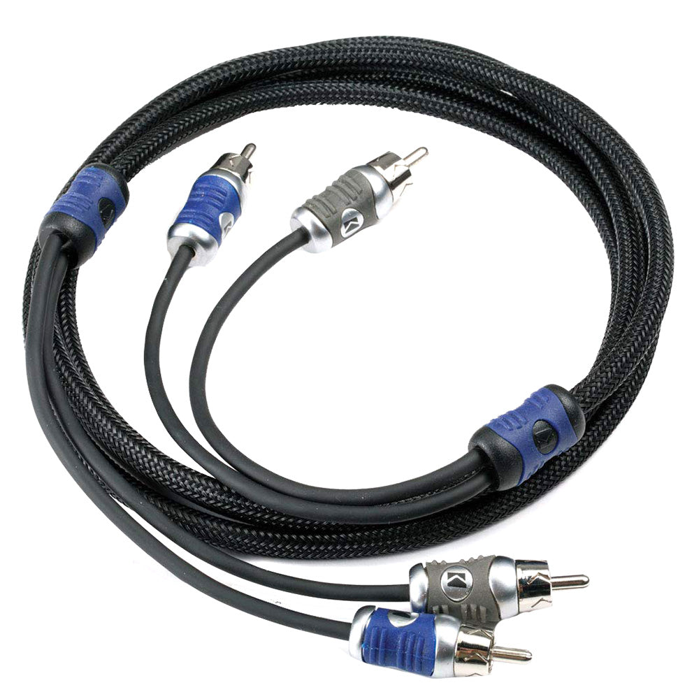 KICKER Q-Series 2-Channel RCA Interconnect - 2M [46QI22]