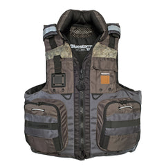 Bluestorm Classic Adult Fishing Life Jacket - Legendary Driftwood - S/M [BS-70B-TPE-S/M]