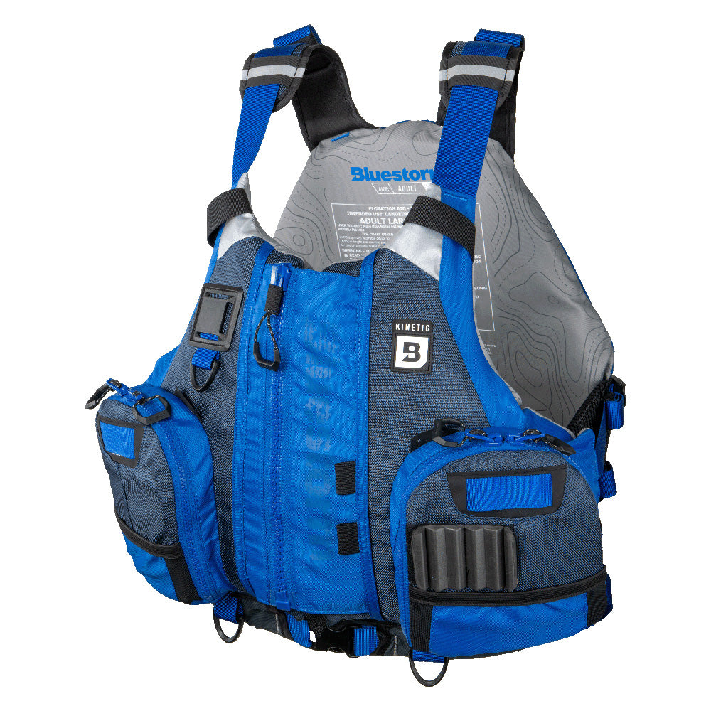 Bluestorm Kinetic Kayak Fishing Vest - Deep Blue - 2XL/3XL [BS-409-BLU-XXL]