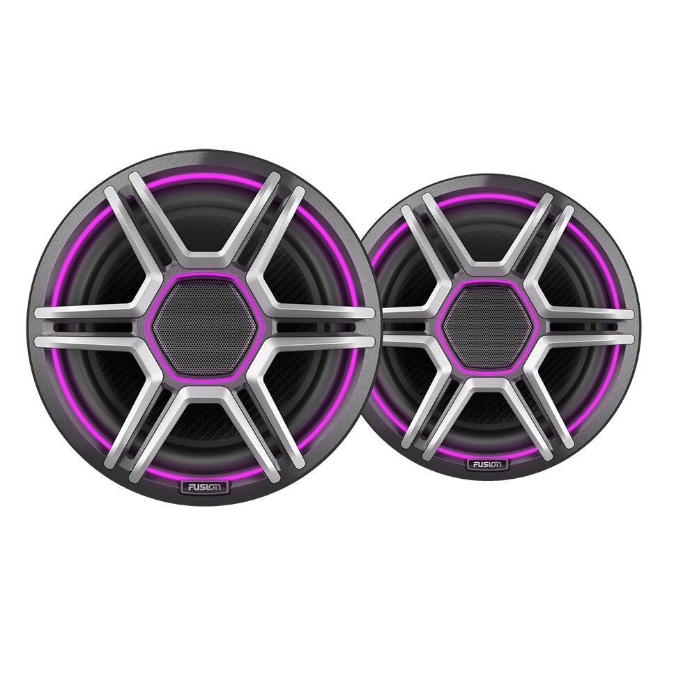 Fusion Apollo 8.8" LED Marine Speakers w/Sports Grey Grille [010-02918-23]