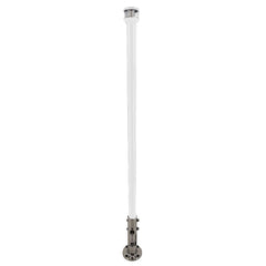 Seaview 36" Manually Folding Light Post w/316 Stainless Steel Base  LTBLED12C5 Navigation Light - White [SVMHB136LEDSSW]