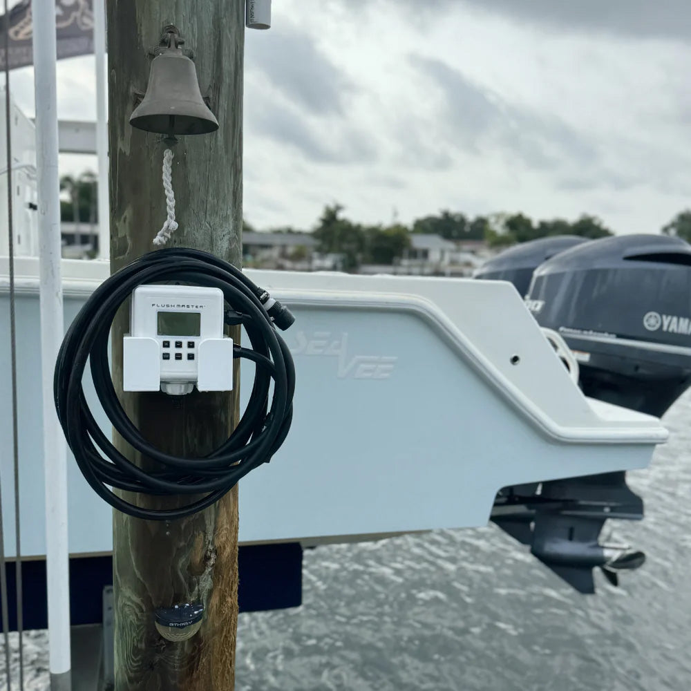 Flushmaster Outboard Flushing System - 4 Outlet w/Four 5' Hose Kits [SM-FM4005]