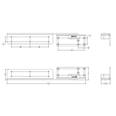 TACO Command Ratchet Hinge - 18-1/2" - 316 Stainless Steel Polished w/Hard Stop [H25-0048]