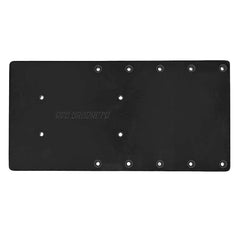 Sea Brackets 16" Straight Trolling Motor Plate f/Garmin Kraken - Black [SEA2301-BLK]