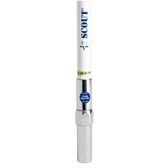 Scout 8' QuickFit White VHF Antenna w/5M Cable + FME Quick 6 Foam Filled 6db Solid Brass  Copper Element [PF AN NVHF00040T]