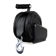 Powerwinch Select Series Winch 1,000lb, 6" Crank Arm - Carbon Black [21400-W-1000-6-B-R]