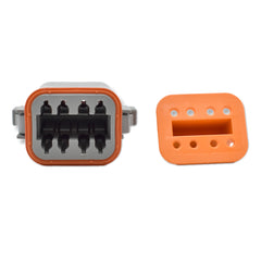 Bluewater 8 Position Female Deutsch Connector w/Wedge Lock [DT06-08SA]