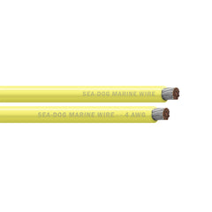 Sea-Dog 4 AWG Yellow Battery Cable - 500' [8004037]
