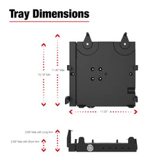 RAM Mount RAM No-Drill Laptop Mount f/'19-26 Ram 1500 Pickup Trucks (5th Gen) [RAM-VB-186ST1-SW3]