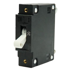 Egis C Series White Toggle Panel Mount Circuit Breaker - Single Pole 20A [3501-020]
