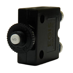 Egis 5A Push Button Panel Mount Circuit Breaker - Screw Terminals [4710-05]