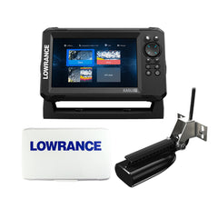 Lowrance Eagle 7 w/SplitShot T/M Transducer  Inland Charts  Suncover [000-16658-001]