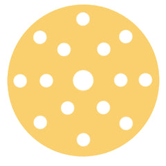 RUPES MULTIPURPOSE Paper Abrasive Discs 150mm (6") - 15 Holes - P180 Grit *Box of 100pcs [9.45PD180]