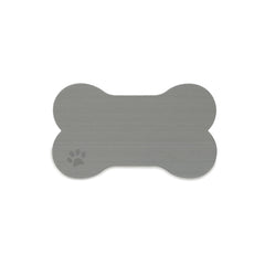 SeaDek Dog Bowl Mat - Storm Grey/Black - Small - 12" x 21" [62713-90837]