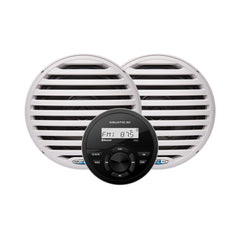 Aquatic AV GS2 Gauge Stereo  Pair of EC651 6.5" White Speakers [CK303]