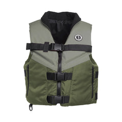 Mustang Accel Foam Vest - Green/Grey - Large [MV4627-833-L]
