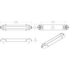 Lumitec MiniRail2 6" Light - White Non Dimming [101078]