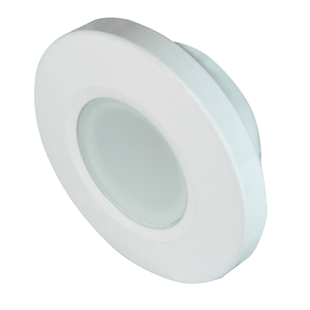 Lumitec Orbit - Flush Mount Down Light - White Finish - White Non-Dimming [112523]