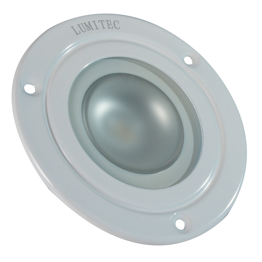 Lumitec Shadow - Flush Mount Down Light - White Finish - 3-Color Red/Blue Non-Dimming w/White Dimming [114128]