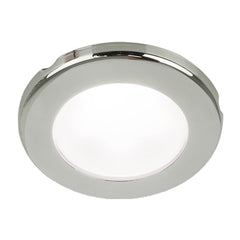 Hella Marine EuroLED 75 3" Round Screw Mount Down Light - White LED - Stainless Steel Rim - 24V [958110121]