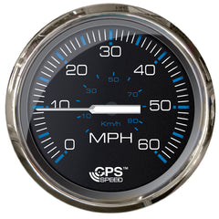 Faria Chesepeake Black 4" Studded Speedometer - 60MPH (GPS) [33749]