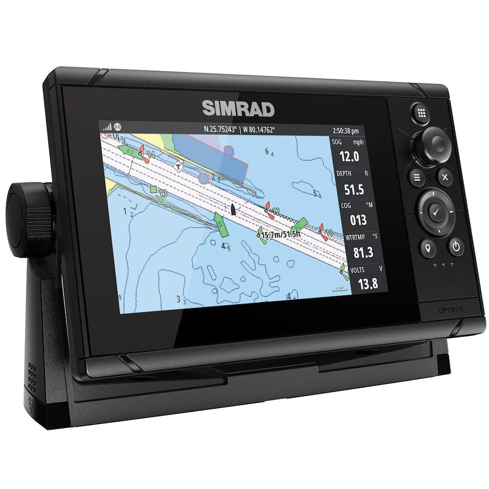 Simrad Cruise 7 US Coastal w/83/200 Transom Mount Transducer [000-14996-001]