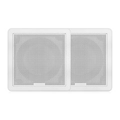 Fusion FM-65SW FM Series 6.5" 120 Flush Mount Square Marine Speakers - White Grill - 120W [010-02299-10]