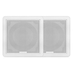 Fusion FM-F77SW FM Series 7.7" Flush Mount Square Marine Speakers - White Grill - 200W [010-02300-10]