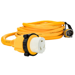 Camco 50 Amp Power Grip Marine Extension Cord - 50 M-Locking/F-Locking Adapter [55623]