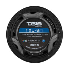 DS18 New Edition HYDRO 8" 2-Way Marine Speakers w/RGB LED Lighting 375W - Black [NXL-8M/BK]