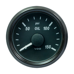 VDO SingleViu 52mm (2-1/16") Oil Pressure Gauge - 150 PSI [A2C3833240030]