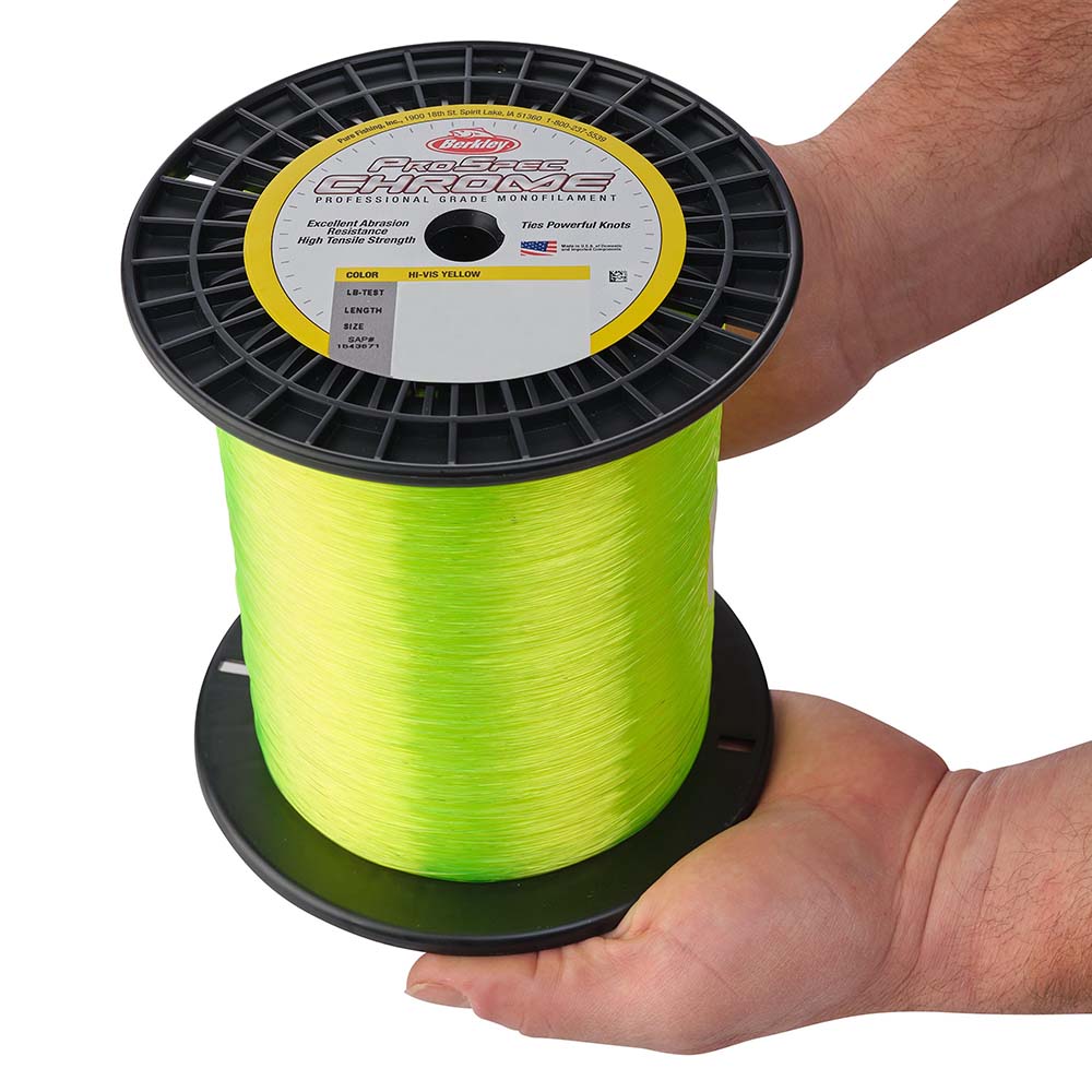 Berkley ProSpec Chrome Hi-Vis Yellow Microfilament - 12lb - 3000 yds - PSC3B12-HVY [1559029]