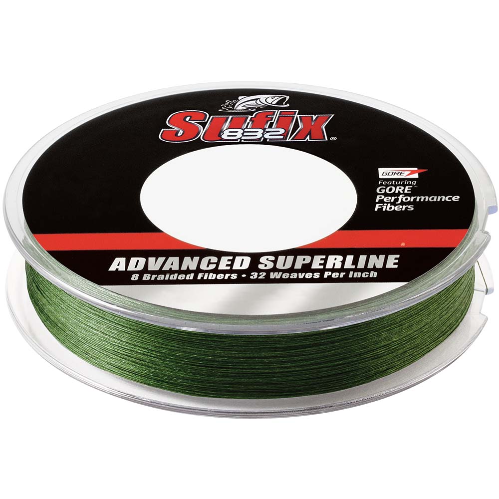 Sufix 832 Advanced Superline Braid - 20lb - Low-Vis Green - 300 yds [660-120G]