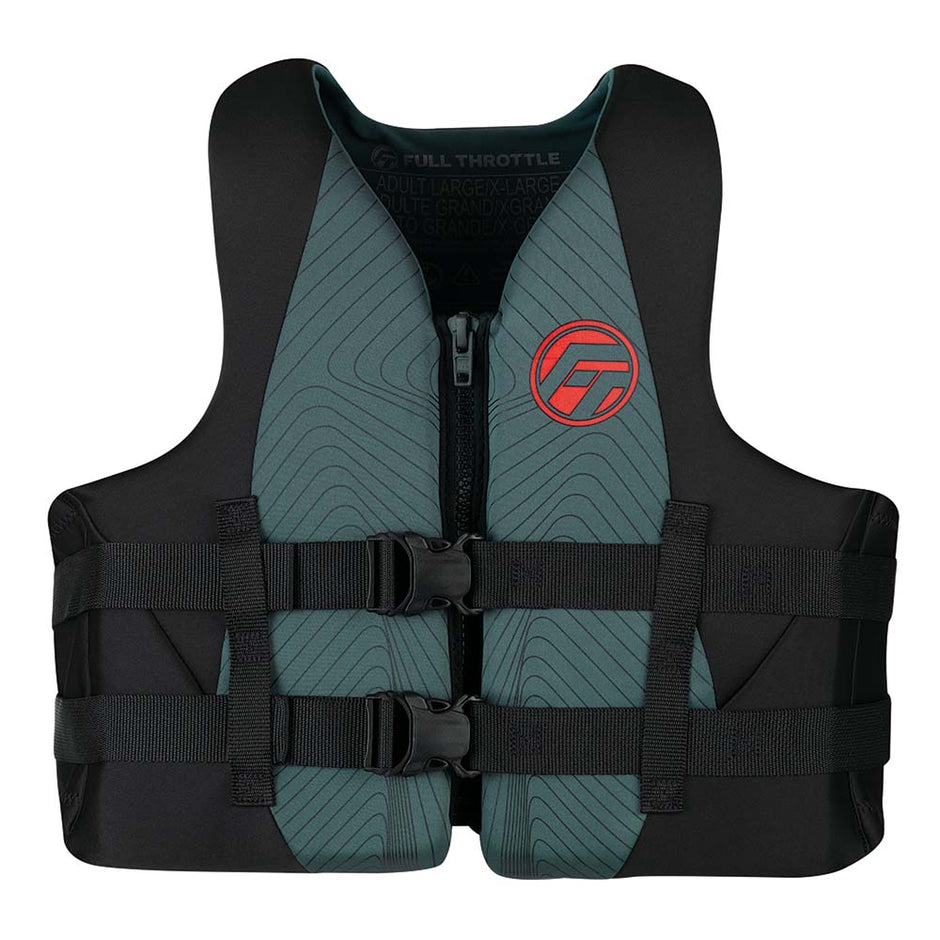 Full Throttle Hinged Rapid-Dry Flex-BackLife offers Vest - Child 30-50lbs - Aqua