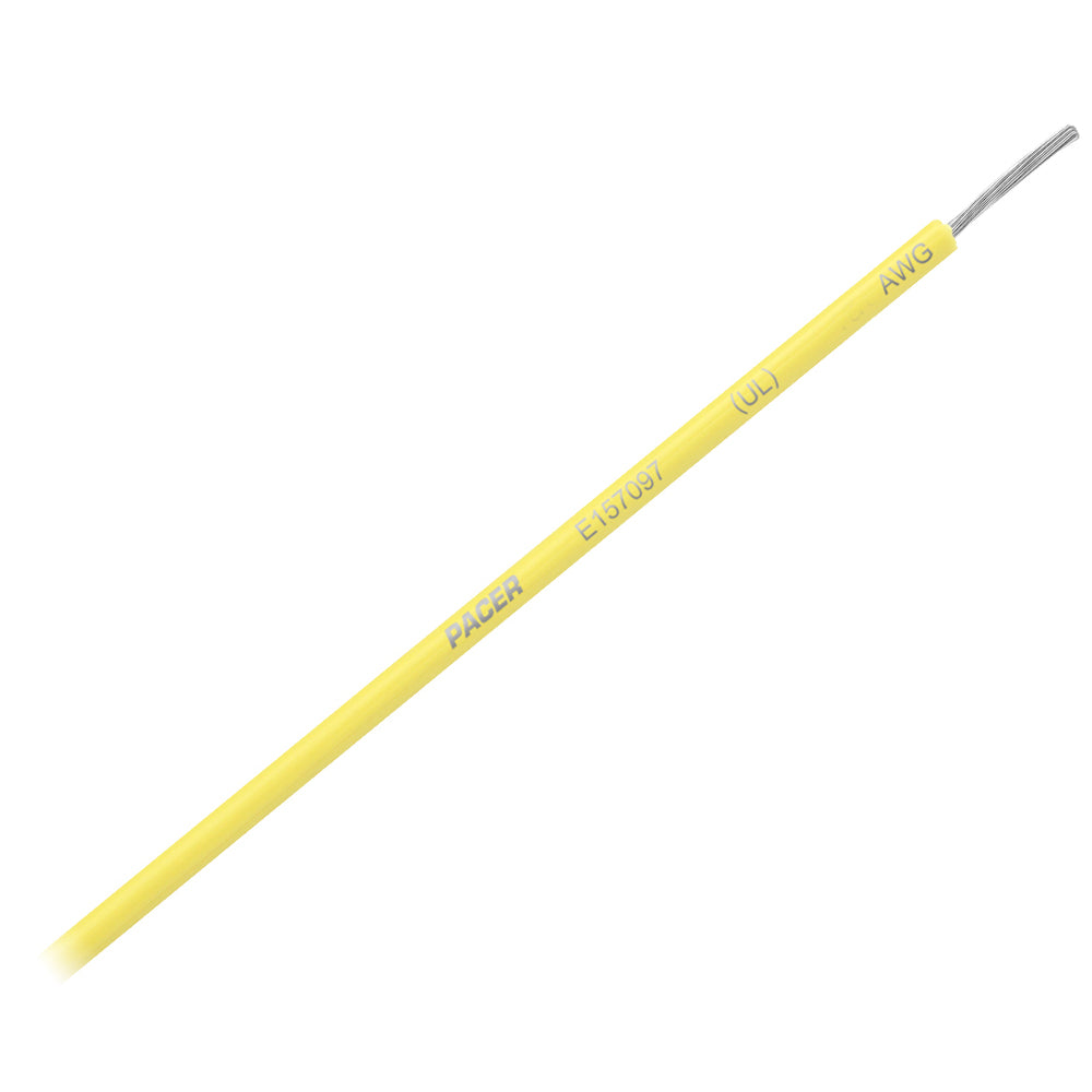 Pacer Yellow 12 AWG Primary Wire - 25  [WUL12YL-25]