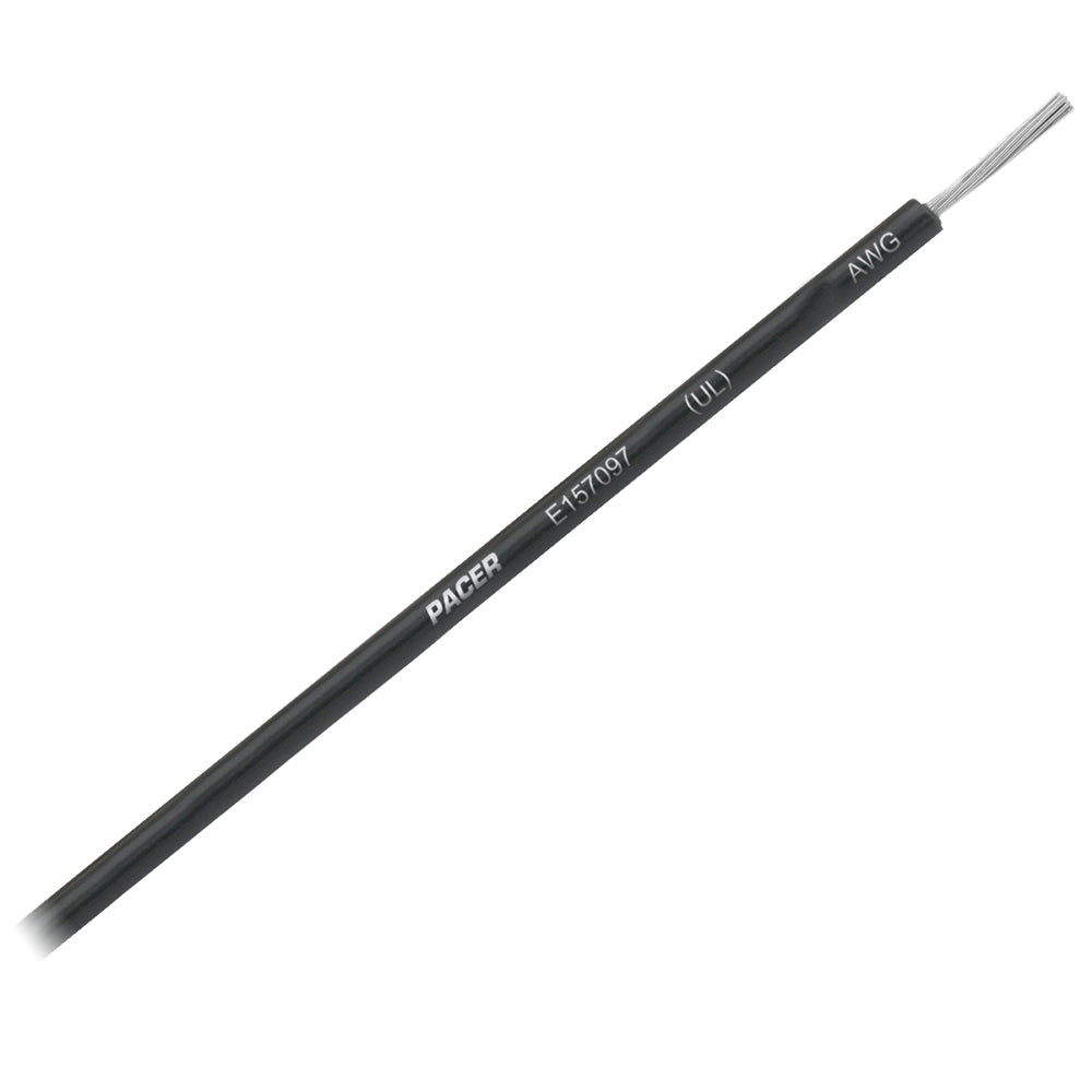 Pacer Black 8 AWG Primary Wire - 25  [WUL8BK-25]