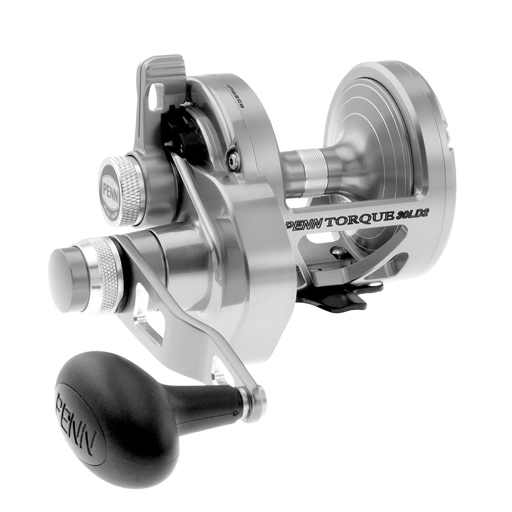 PENN Torque Lever Drag 2 Speed Reel Silver TRQ30LD2S [1501853]