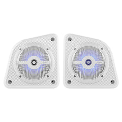 DS18 Universal Shallow Enclosure w/100W Marine Speaker - White [EN6SLIM/WH]