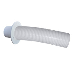 Trident Marine 4 White Stern Flex Hose w/Transom Flange [TFK-4W]